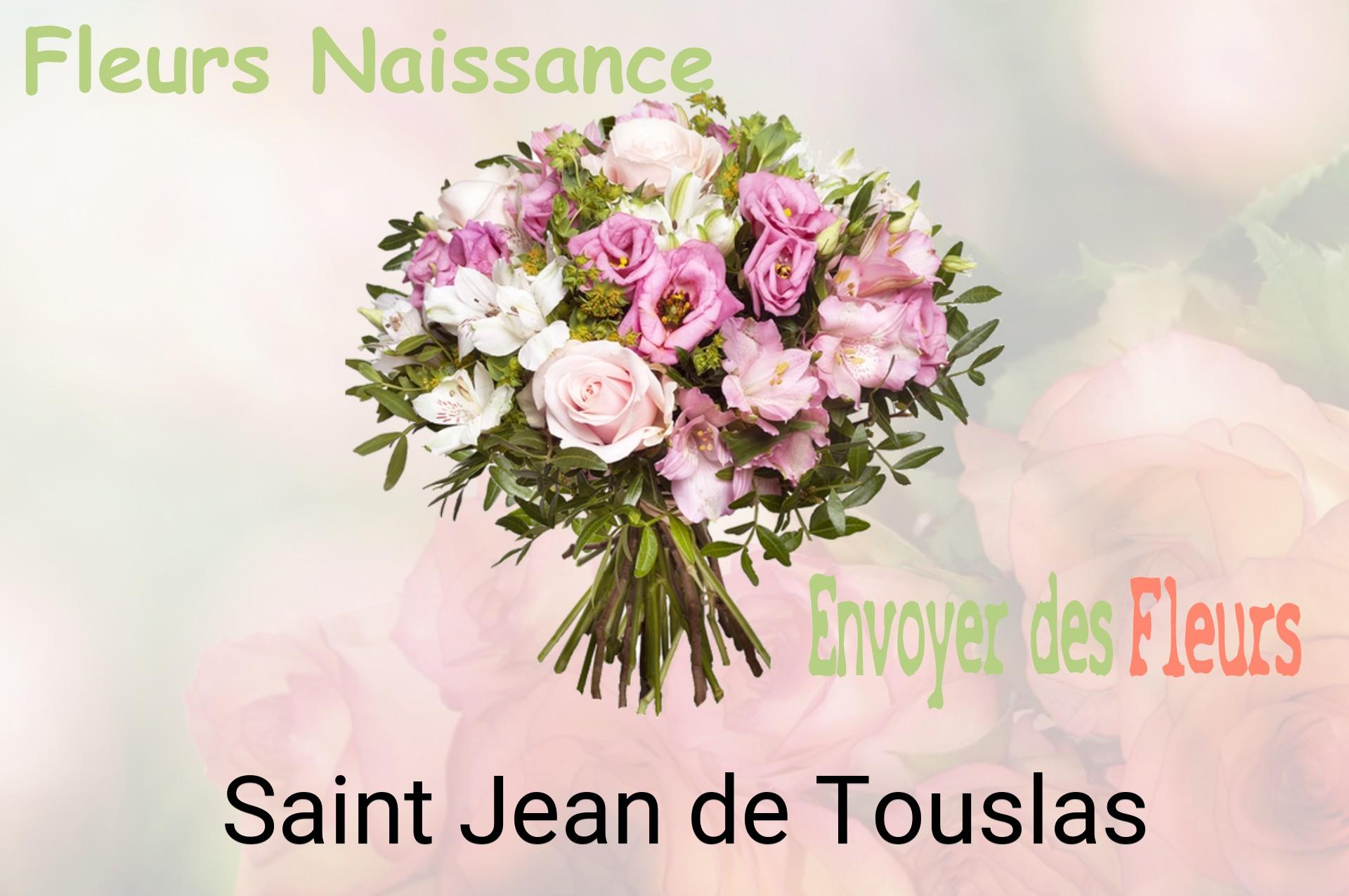 Bouquet de fleurs de naissance livré à Saint-Jean-de-Touslas